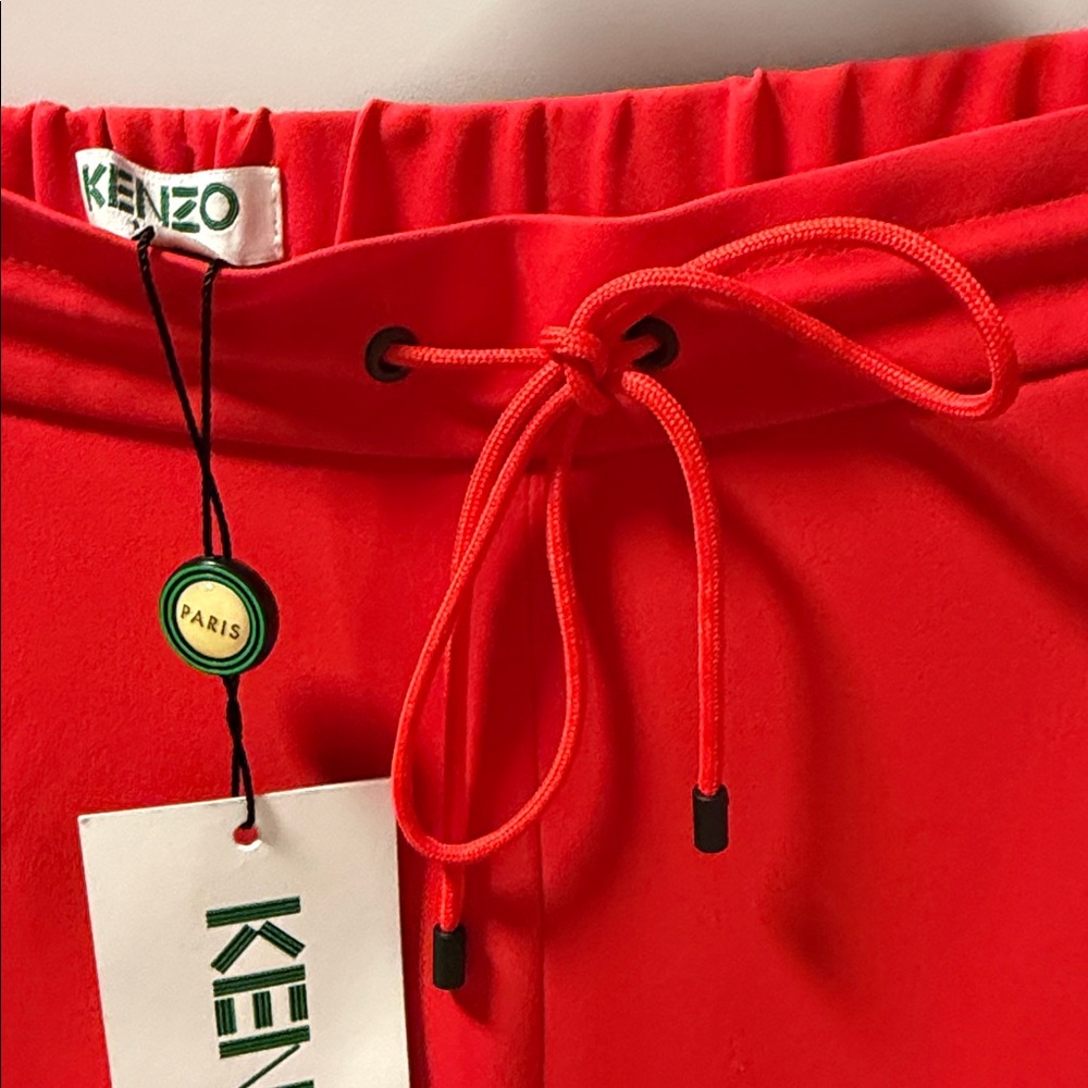 Kenzo Kids Bright Red Casual Trousers - Picture 6 of 10